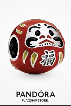 JAPAN PANDORA - Red Daruma Doll Charm