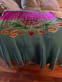 Falda Michoacana /colorfull wool skirt