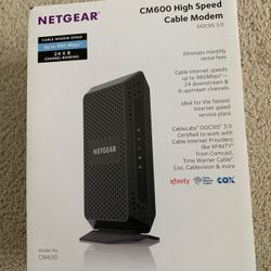 Netgear CM600 Cable Modem