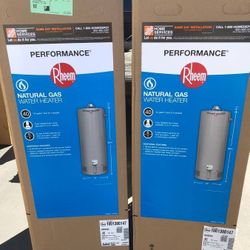 New 40 gal Natural Gas Water Heater (includes installation)