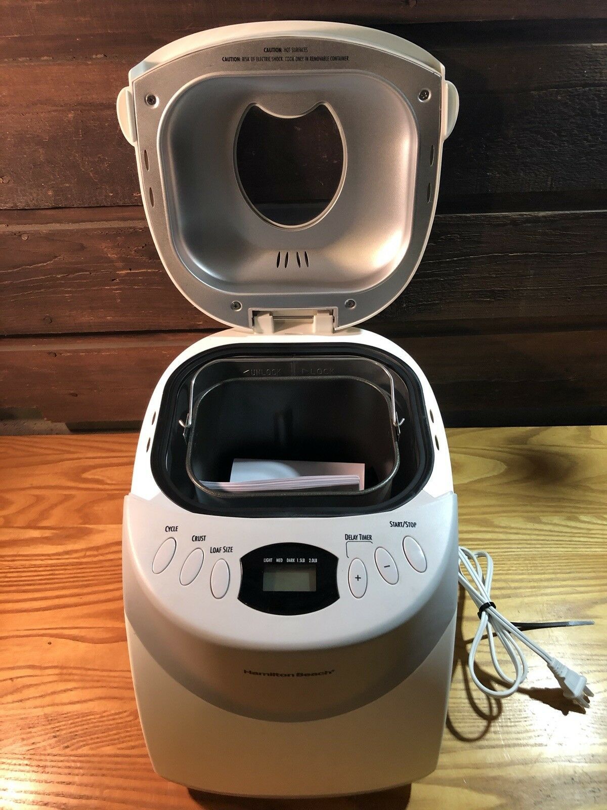 Hamilton Beach bread maker machine