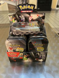 Pokemon Unova Mini Tin Display Black Bolt White Flare