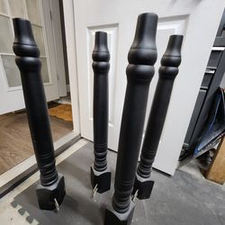 Table Legs (Flat Black)