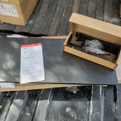 New Ergonomics Desk Extender Tray, Suitable for Office. Foldable, Punch-Free Clamp on Computer Keyborad Tray, Desk Extension Board.(25.2"*9.45"(64cm*2