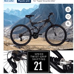 Hyper Bicycle 26" Men's Havoc Mountain Bike, Black (NEW In Box)