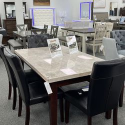 Gorgeous Looking, Real Marble Top Dining Set