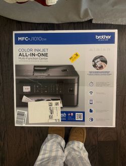 Brother MFC-J1010DW Wireless Color All-in-One Inkjet Printer.