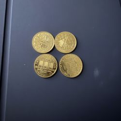 1/10th Gold Austria Philharmonic Coins 