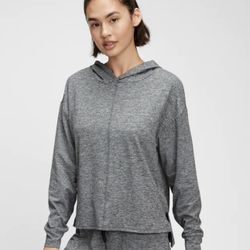GapFit Brushed Tech Jersey Hoodie