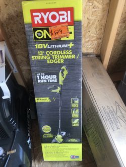 Ryobi string trimmer
