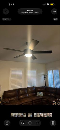 Elegant Ceiling Fan with Light