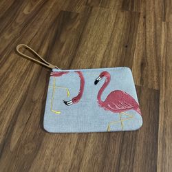 Flamingo Wristlet