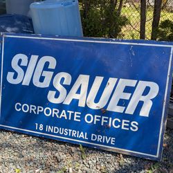 Commercial Metal sign