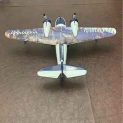 Remington Airplane Coin Bank Collectors Item