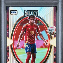 2024 Select FIFA  Lamine Yamal Select Future #2 PSA 10 Spain