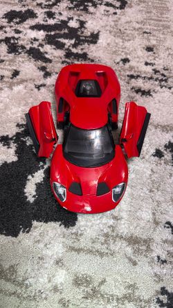 Car Toy Ford GT Red with Black Wheels