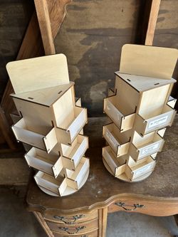 Wooden Display Spinners