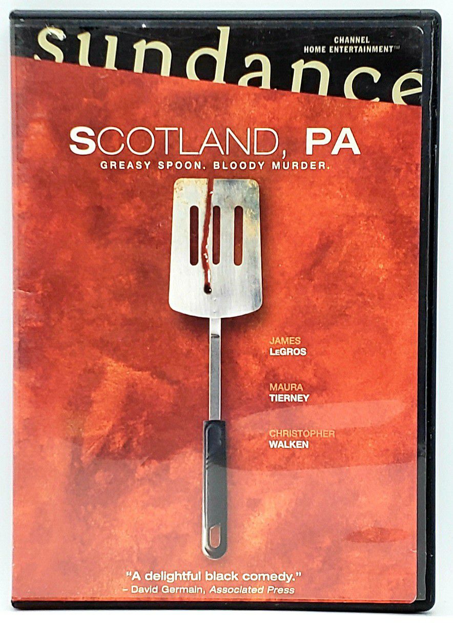 Scotland, PA (DVD, 2002) Sundance Christopher Walken Maura Tierney James LeGros