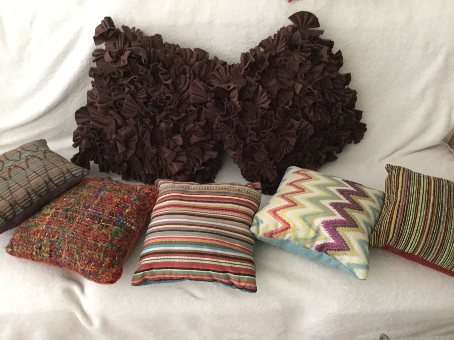 Decorative pillows-$5 for ALL pillows together