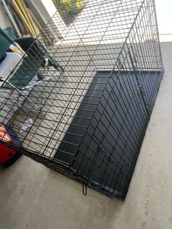 XL Two Door Dog Crate 48” W x 32”H x 30” H