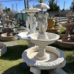 New Water Fountain Made Out Of Cement Perfect Gift 💝 