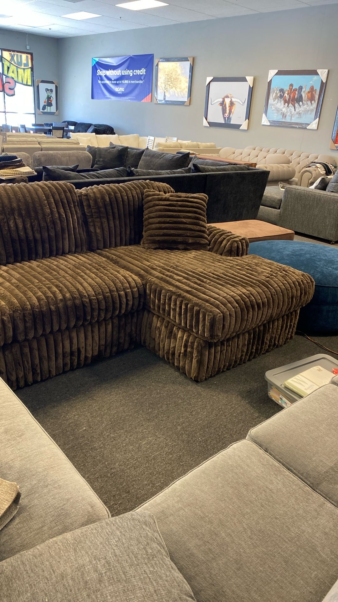 New Ashley Sectional. Clearance 2 Pc Was $1899 Now $$1200. Can Deliver Today