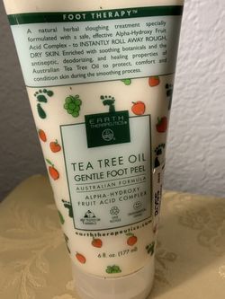 Earth therapeutical tea tree foot peel