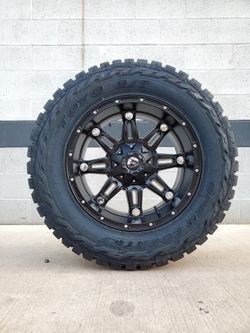 ON SALE NEW FUEL 20X10 6X135 6X139.7 WHEELS & 35X12.50-20  NITTO RIDGE GRAPPLER TIRES FOR 6 LUG TRUCK SUV ( WE FINANCE)