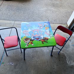 Paw Patrol Table 2 Chairs