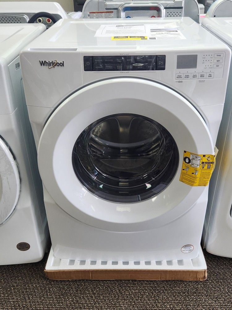 4.3 cu. ft. White Closet Depth Stackable Front
Load Washing Machine with Single Dose
Dispenser, ENERGY STAR