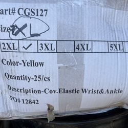 Yellow Tyvek Suits 