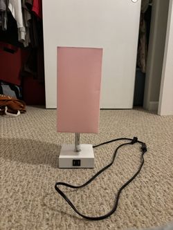 Pink Light Up Lamp