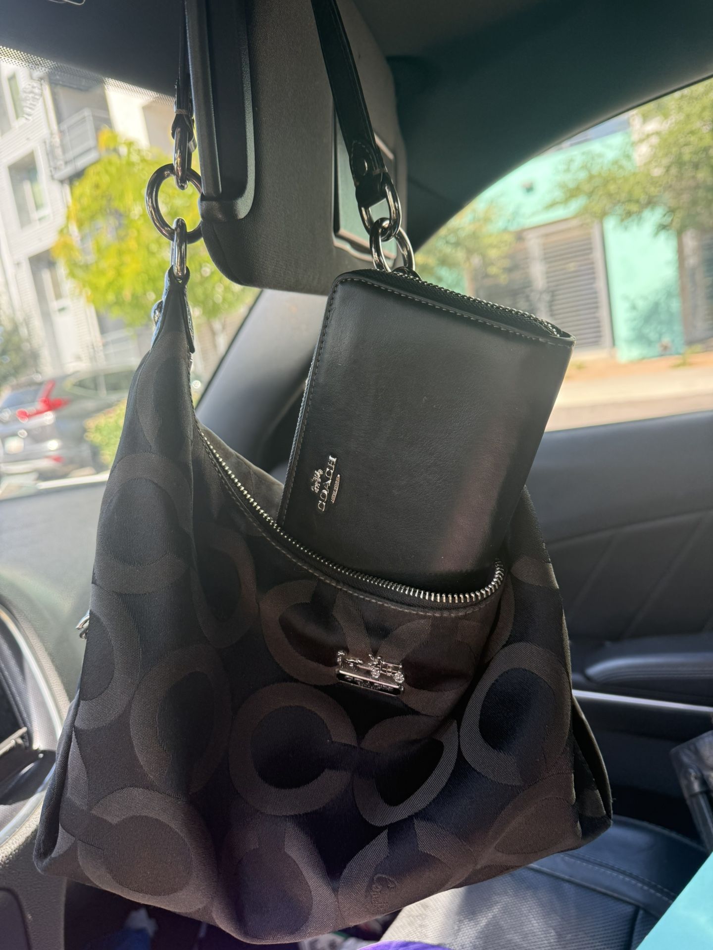 Coach hobo Bag $ Wallet 