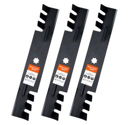 Blades for GY20852 E140 LA145 D160 S170 E170 E160 Z355e D155 Z255 LA130 Deck Lawn Mower