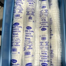 Foam Cups 16oz Pack Of 25 