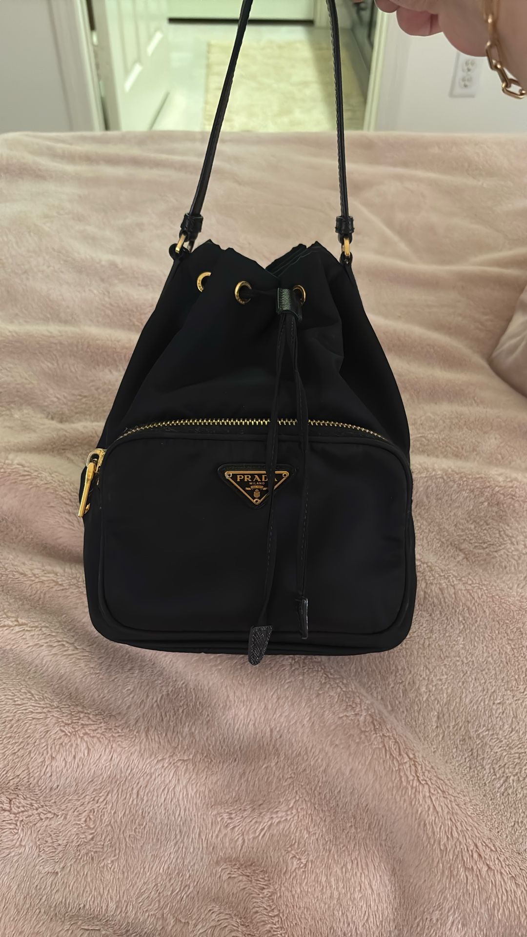 Prada Leather bucket Bag