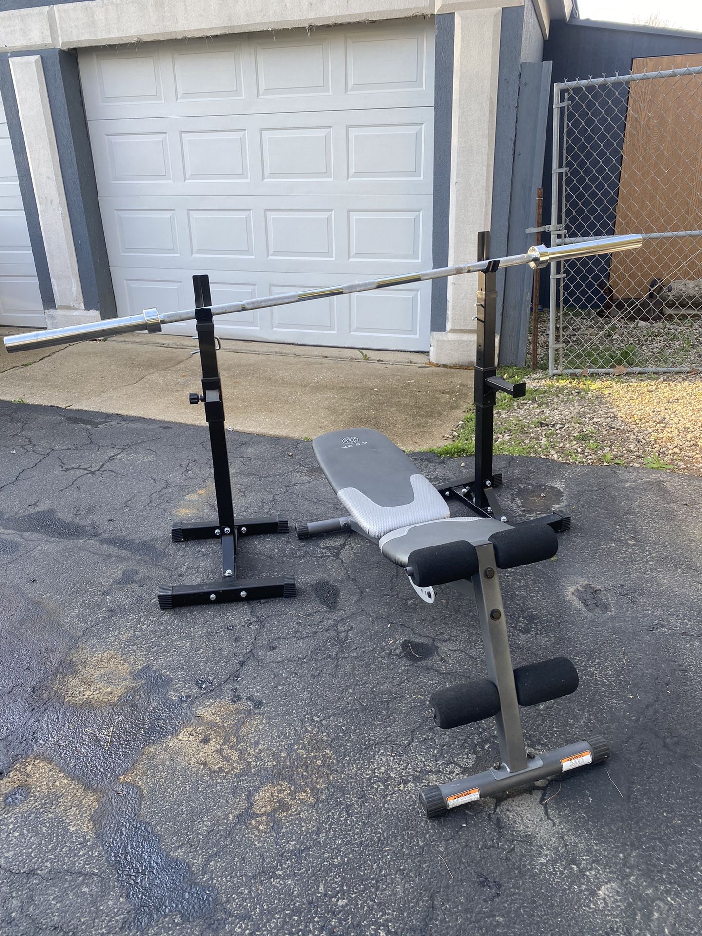 Weight Bench + Squat Rack Combo