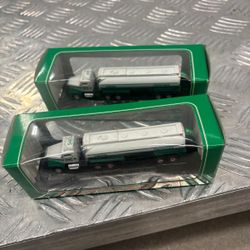 1998 Hess Miniature Tanker Trucks, -the first miniature in the Hess Toy Truck series. New in boxes  $30 each 