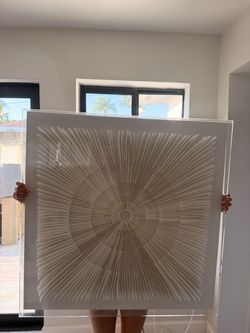 Large 3D Paper Art in Acrylic Frame