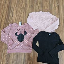 Girl's Sweatshirt Blouse Longsleeves Tops (3 Pieces)