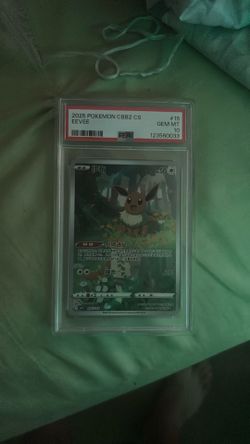 PSA 10 Pokemon TCG Chinese Horizon Gem Pack Vol2 Eevee CBB2C-01 15/15