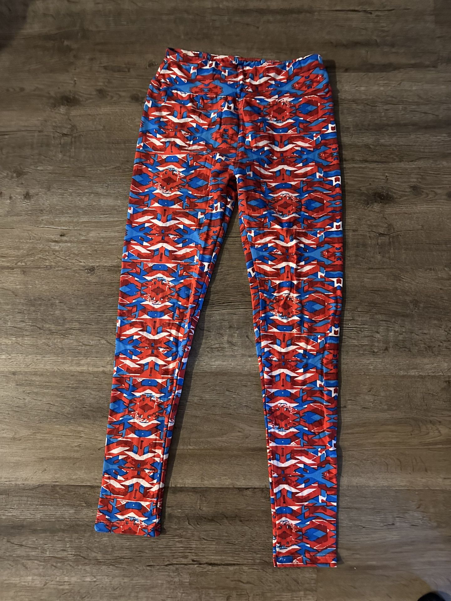 Red White And Blue Lularoe Leggings