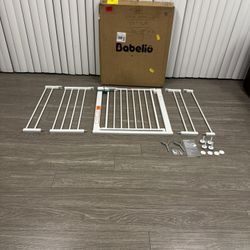 New / Extra Wide / Babelio Safety Gate (30 In Tall X 29.5 - 54 In Wide) For Baby Toddler Dog 