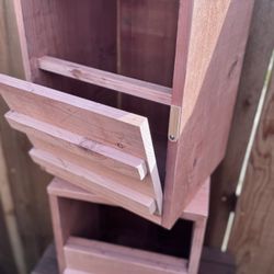 NEW HANDCRAFTED OWL NESTING BOX 12”x12”x16”