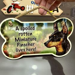 Mini Pinscher Sign