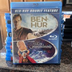 Ben Hur & Ten Commandments Double Feature (Blu Ray, 4-disc Set)