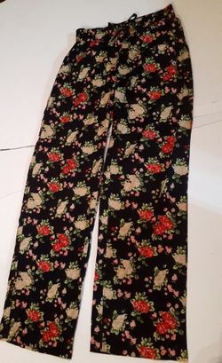 Poof Girls Floral Wide Leg Pants 14-16