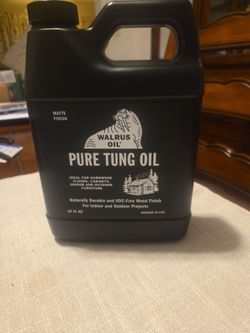 Pure tunge oil for wood