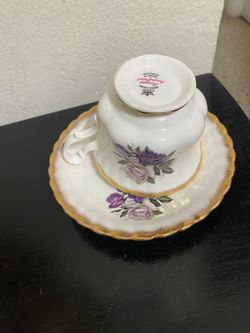 TAZAS ANTIGUA DE PORCELANA FILETEADA DIFERENTE MODELOS C/U
