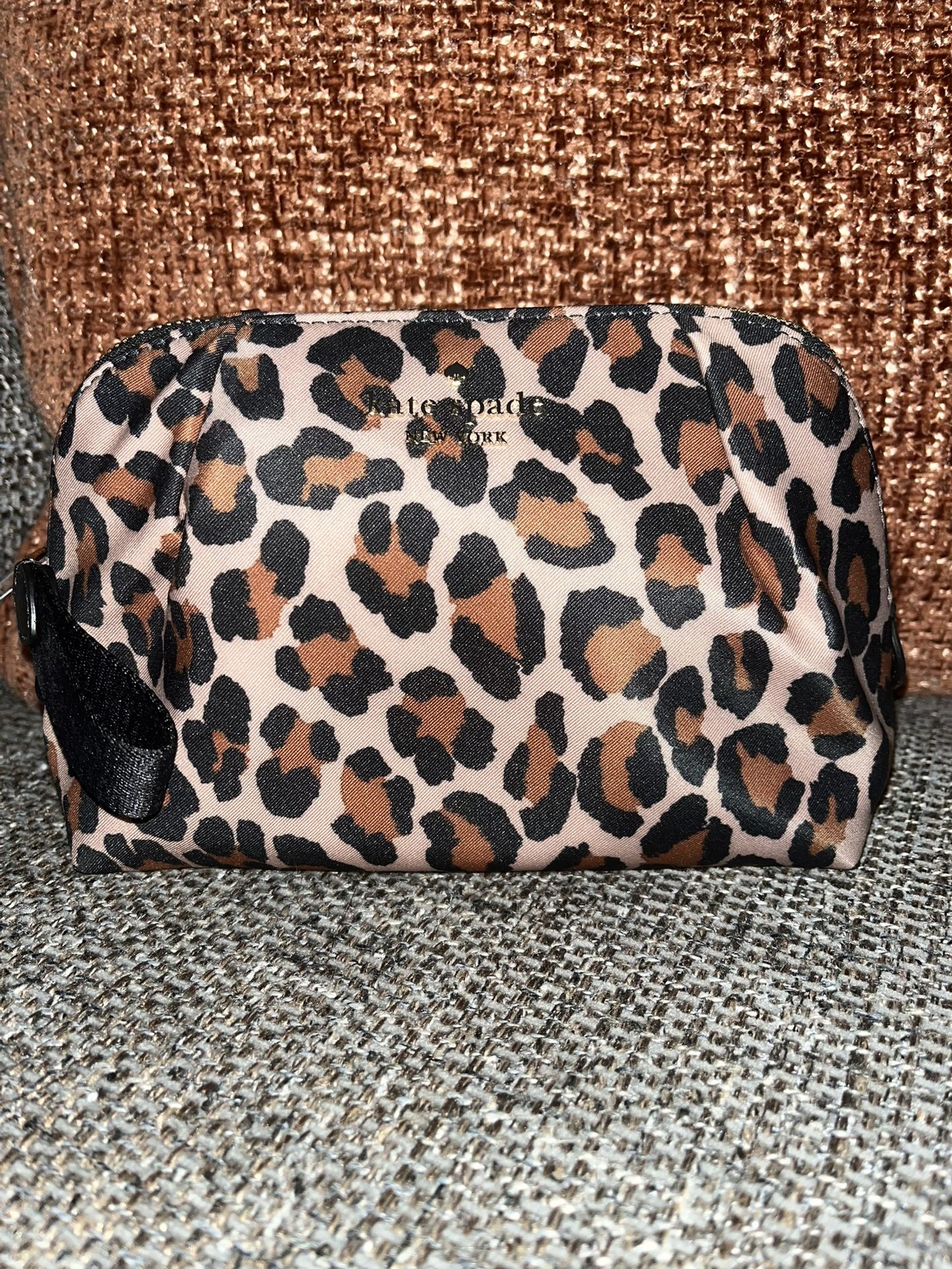 Kate Spade Leopard Cosmetics Pouch NWOT